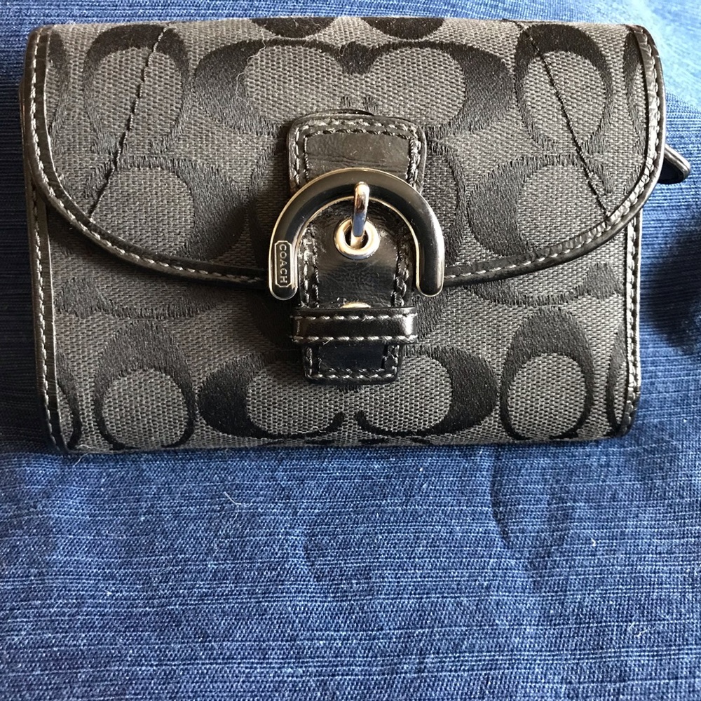 Black Coach Wallet